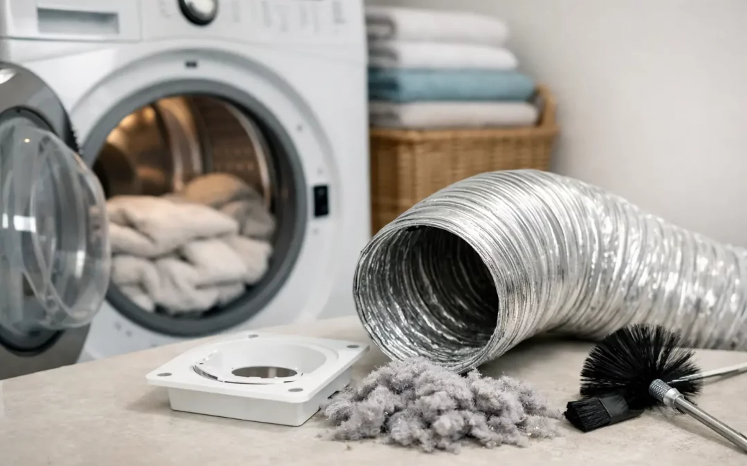 Clean Electric Dryer Vent for Safer Laundry Days
