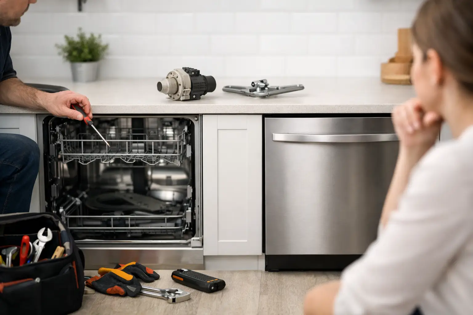 Repair Versus Replace Dishwasher: How to Decide